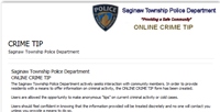 STPD Online Crime Tip Form